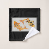Poisson Koi Or élégant (Gant de toilette)