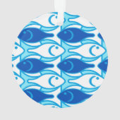 Poisson Modernisme du milieu du siècle, bleu de co (dos)