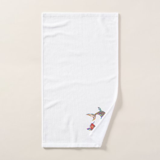 Poisson mosaïque (Serviette à main)