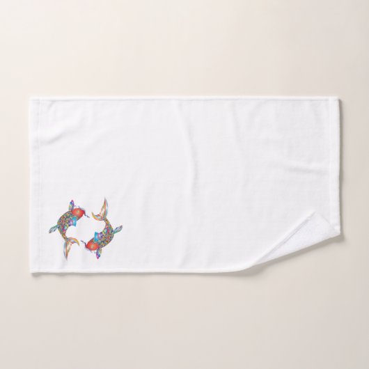 Poisson mosaïque (Serviette à main)