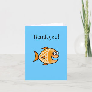 Poisson orange merci