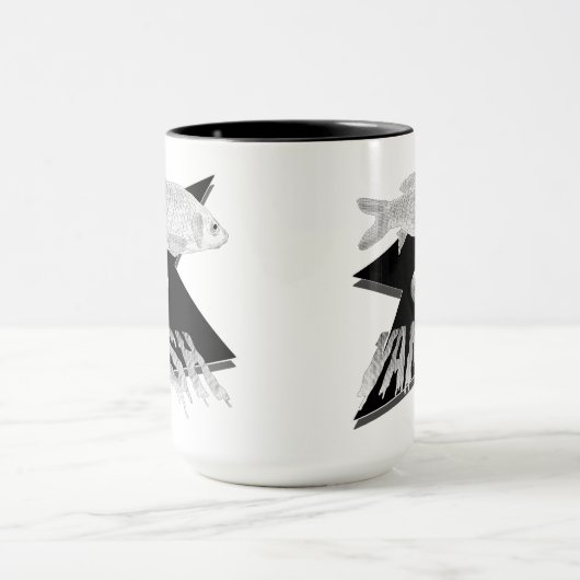 Poisson ou Mug espagnol - Monochrome (Centre)