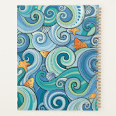 Poisson Parmi Le Motif Des Vagues (Dos)