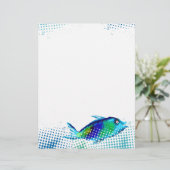 poisson peint fruits de mer frais menu du chef (Debout devant)