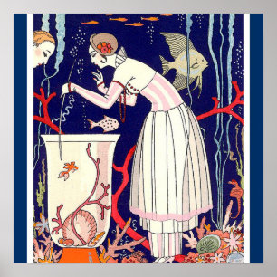 POISSON PETIT ÉTOURDISSANT, ART DÉCO BEAUTÉ MODE