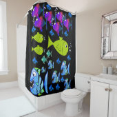 Poisson rideau de douche (En situation)