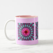 Poisson rose en cristal Mug léger (Gauche)