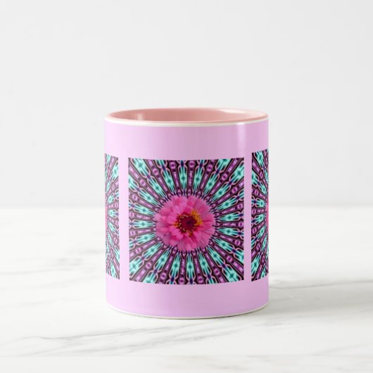 Poisson rose en cristal Mug léger (Centre)