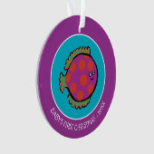 Poisson rose et orange Polka-Dot (devant)