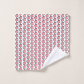 Poisson rose et vert (Gant de toilette)