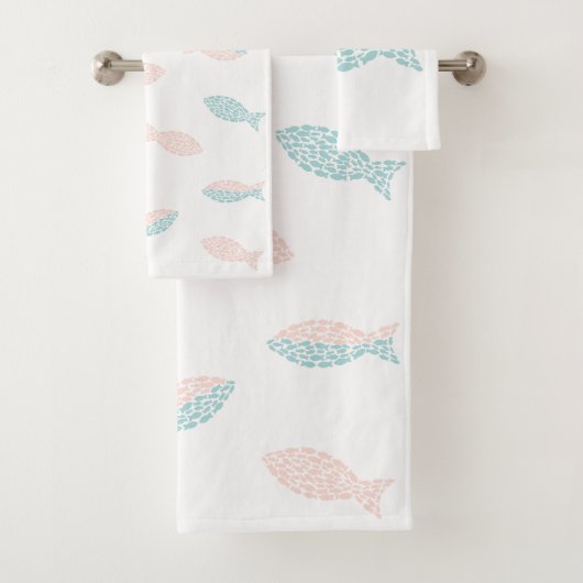 Poisson rose et vert (En situation)