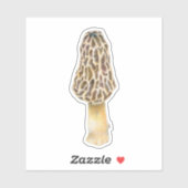 Poisson sec, Morel Mushroom sticker (Feuille)