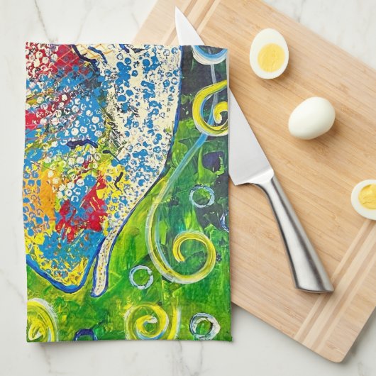 Poisson Serviette de cuisine (Quart Plié)