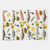 Poisson Serviette main cuisine (Horizontal)