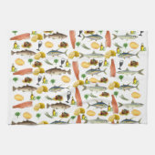Poisson Serviette main cuisine (Horizontal)