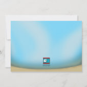 Poisson sous-marin - Invitations de la fête des An (Dos)