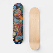 Poisson - Style autochtone - Planche à skateboard (Recto)