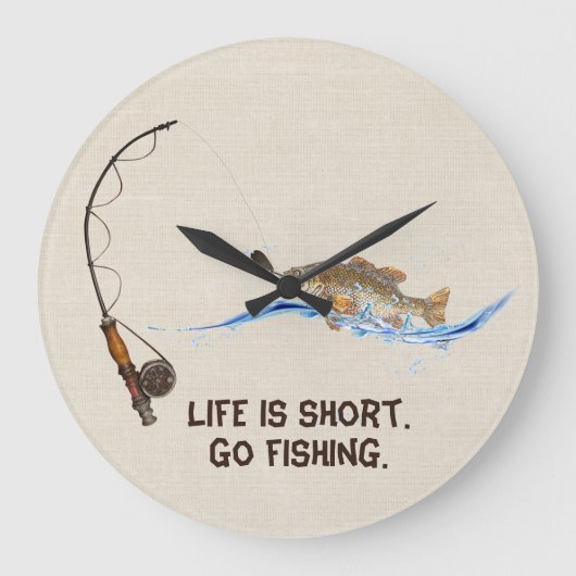 Poisson Sur Poteau De Pêche Grande Horloge (Recto)