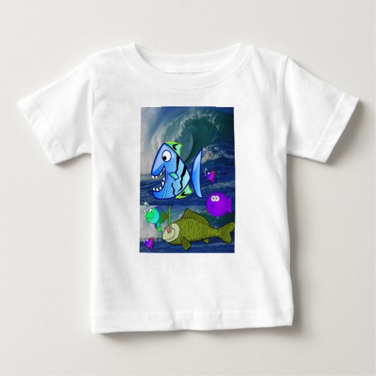 Poisson T-shirt bébé (Devant)