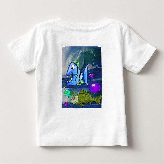 Poisson T-shirt bébé (Dos)