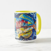 Poisson-Trigger Mug jaune (Devant droit)