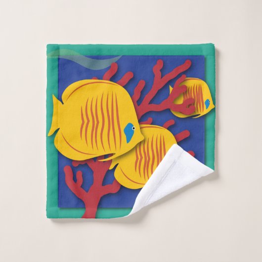 Poisson tropical (Gant de toilette)