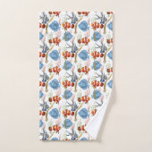 POISSON TROPICAL COLORÉ (Serviette à main)