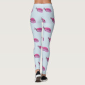 Poisson tropical Leggings personnalisés (Dos)