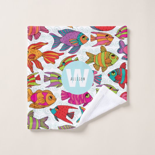 Poisson tropical Nom monographique (Gant de toilette)
