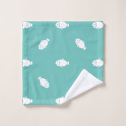 Poisson Turquoise marémotrice (Gant de toilette)