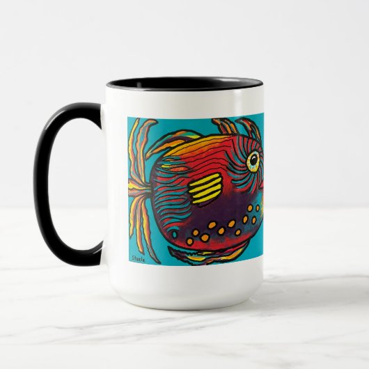 Poisson Twin Mug (Gauche)