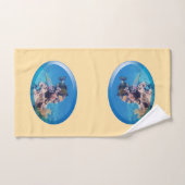 Poisson-verge à la barrière de corail - Design pho (Serviette à main)