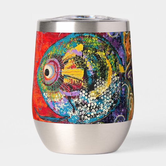 Poisson Vin Tumbler chaud ou froid (Avant)