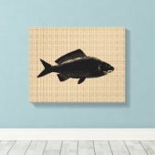 Poisson vintage sur toile (Insitu (Plancher de Bois))
