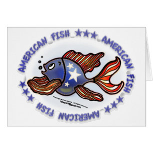 POISSONS AMÉRICAINS, POISSONS BLEUS BLANCS ROUGES