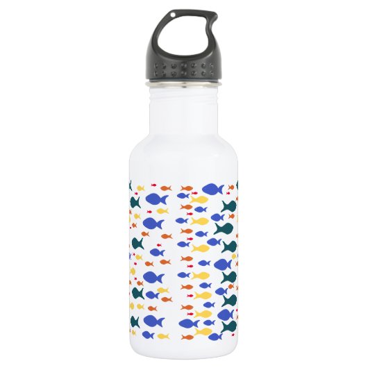 Poissons Bouteille d'eau personnalisée (Devant)