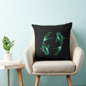 Poissons – Coussin décoratif minimaliste Zodiaque (Chaise)