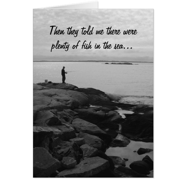 Poissons dans la carte de Gretting de mer (Devant)