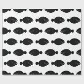Poissons de flet - papier d'emballage cadeau (Plat)