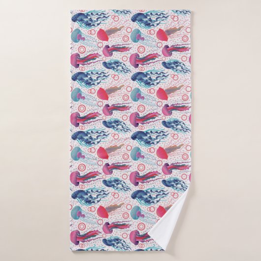 Poissons de gelée colorée (Serviette de bain)