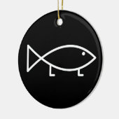 Poissons de Jésus avec des jambes - ornement (Gauche)