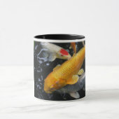 Poissons de Koi de tasse de nature (Centre)