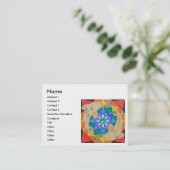 Poissons de Koi et carte de visite de Lotus (Debout devant)