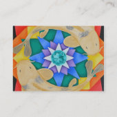 Poissons de Koi et carte de visite de Lotus (Dos)