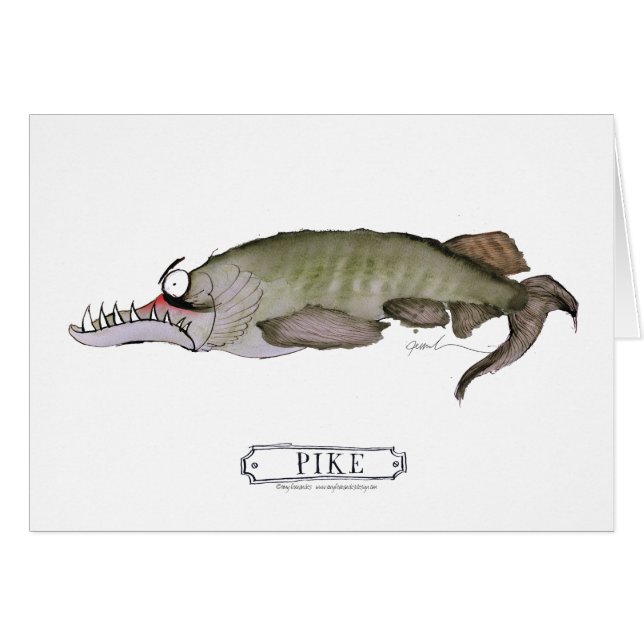 Poissons de Pike, fernandes élégants (Devant horizontal)