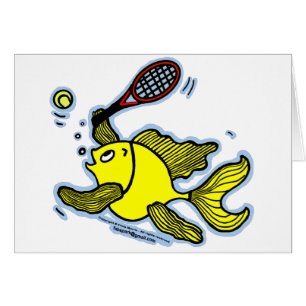 Poissons de tennis, poissons jouant au tennis