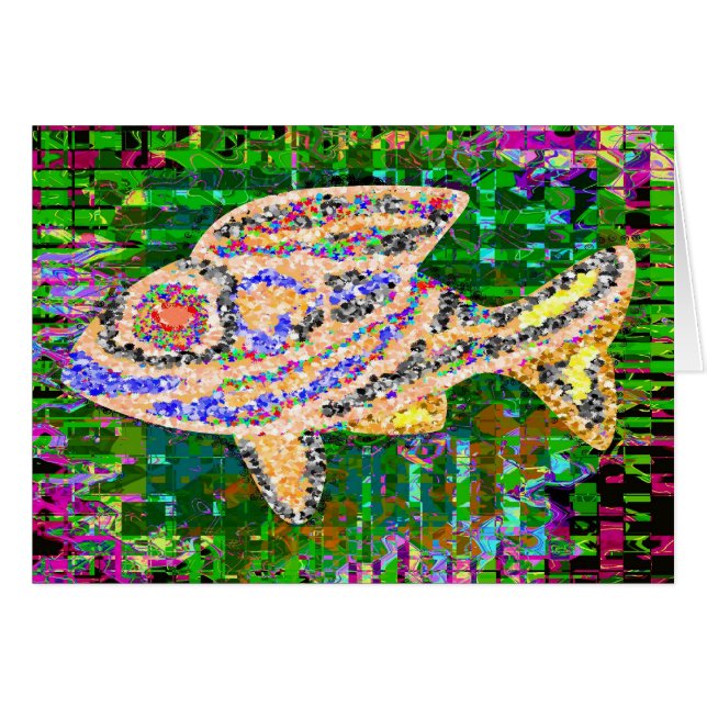 Poissons d'or rares - arts créatifs (Devant horizontal)