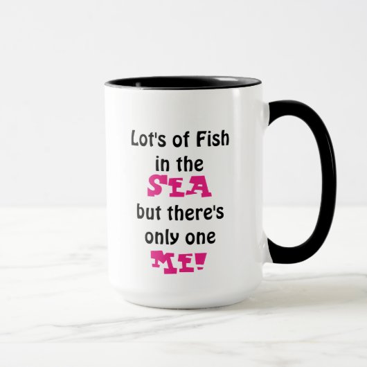 Poissons faits sur commande 341 de tasse de (Droite)