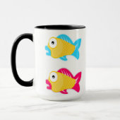 Poissons faits sur commande 341 de tasse de (Gauche)