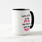 Poissons faits sur commande 341 de tasse de (Devant droit)